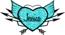 Jessica - Heart w/ Wings