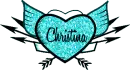Christina  - Heart w/ Wings