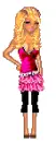 Awesome Blonde Doll Wearing Pink