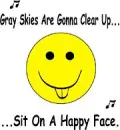 sit on a happy face