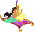 aladdin jasmine on carpet