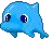 siwmming whale thing