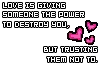 love is giving