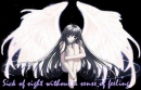 I'm sick of sight without a sense of Feeling