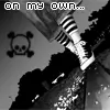 on my own
