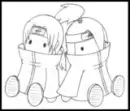 akatuski deidara and itachi i think