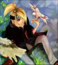 deidara with bird