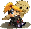 birdy with deidara