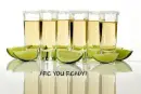 Tequila with lemons