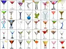 Collage of martinis