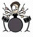 crazy drummer