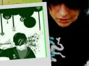 emo kid holding emo picture