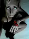 girl with butterfly