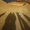 beach shadows