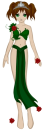 wood princess doll