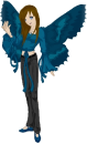 fairy in blue