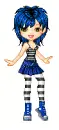 Cute Blue lover girl