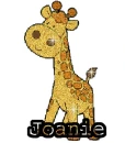 Giraffe /w joanie name