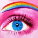 Rainbow eyebrow
