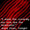 cowardly lion loos likethe terminator