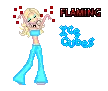 flaming ice cubes