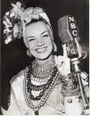Carmen Miranda, actress, singer, vintage, NBC