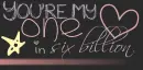 Your my One