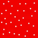 White spots on red