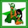 green couple