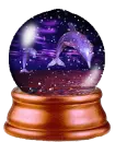 dolphin snowglobe