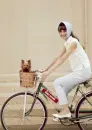 audrey hepburn, actress, vintage, dog, bike