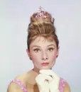 audrey hepburn, actress, vintage, breakfast at tiffany's, pink
