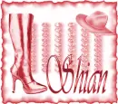 Shian Cowgirl Tag