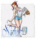 Nichole Computer Chick Tag