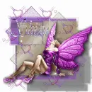 Shian Purple Fairy Tag