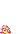 Pink mushrooms