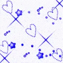 Purple/blue hearts