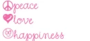 Peace Love Happiness