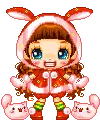 girl in bunny ears