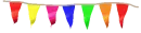 rainbow colored flag divider