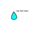 my last tear is for you