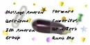 eggplants and office supplies