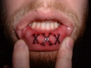 lip tattoo