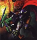 Link battles with Ganondorf