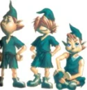 Some Kokiri boys, including the great Mido lol 