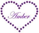 â™¥Amber heartâ™¥