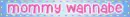 Mommy Wannabe- blue/pink