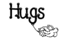 animated Hug's kitten swinging