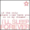 sleep forever
