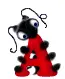 Alphabet Letter A, an ant 